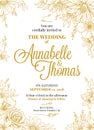 Wedding Invitation Design Royalty Free Stock Photo