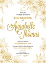 Wedding Invitation Design Royalty Free Stock Photo