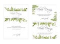 Floral invite card Design . eps 10