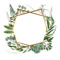 Wedding herbal frame