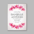 Wedding invitation template