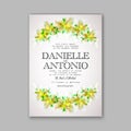 Wedding invitation template