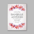 Wedding invitation template