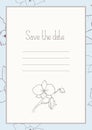 Wedding invitation template