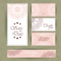 Wedding invitation, thank you card, save the date cards. RSVP card Royalty Free Stock Photo