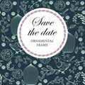 Wedding invitation, thank you card, save the date cards. Royalty Free Stock Photo