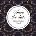 Wedding invitation, thank you card, save the date cards. Royalty Free Stock Photo