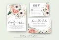 Wedding invite, invitation, rsvp, save the date card design with