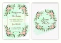 Wedding invite, invitation, save the date card design with elegant lavender garden anemone