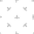 Wedding jewellery pattern seamless vector