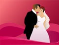 Wedding Kiss Royalty Free Stock Photo