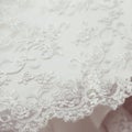 Wedding lace texture close up