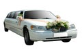 Wedding limousine. Royalty Free Stock Photo