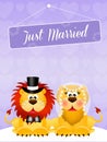 Wedding of lions