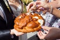 Wedding loaf of bread and salt Royalty Free Stock Photo