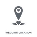 Wedding Location icon from Wedding and love collection.