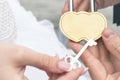 Wedding Lock and Key Royalty Free Stock Photo