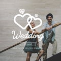 Wedding Love Married Happiness Romance Two Concept Royalty Free Stock Photo