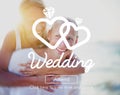 Wedding Love Married Happiness Romance Two Concept Royalty Free Stock Photo