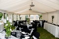 Wedding Marquee tent Royalty Free Stock Photo