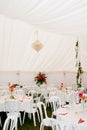 Wedding Marquee tent Royalty Free Stock Photo