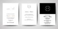 Wedding monogram logos collection, hand drawn modern minimalistic and floral templates Invitation cards, Save the Date Royalty Free Stock Photo