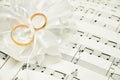 Wedding music Royalty Free Stock Photo