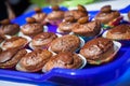 Chocolate muffins on wedding day