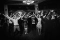 Wedding party dance Royalty Free Stock Photo