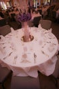 Wedding party table Royalty Free Stock Photo
