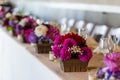 Wedding party table Royalty Free Stock Photo