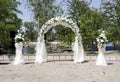 Wedding place decoration