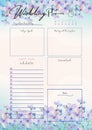 Wedding planner digital planning insert sheet printable page template