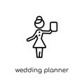 wedding planner icon from Wedding and love collection.