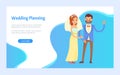 Wedding Planning Arrangement of Event on Each Step Royalty Free Stock Photo