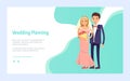 Wedding Planning Happy Couple Arranging Love Party Royalty Free Stock Photo
