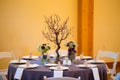 Wedding Reception Centerpiece Royalty Free Stock Photo