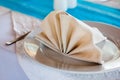 Wedding Reception Detail - Place Setting Royalty Free Stock Photo