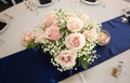 Wedding reception flower bouquet Royalty Free Stock Photo