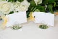 Wedding reception place cards