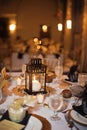 Wedding reception table Royalty Free Stock Photo