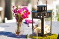 Wedding Reception Table Details Royalty Free Stock Photo