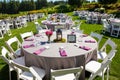 Wedding Reception Table Details Royalty Free Stock Photo