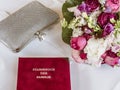Wedding on the registry office Royalty Free Stock Photo