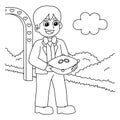 Wedding Ring Bearer Coloring Page for Kids