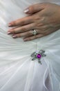 Wedding ring and dress