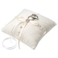 Wedding ring pillow Royalty Free Stock Photo