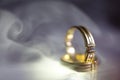 Wedding Ring with thin fogs covered up