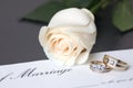 Wedding Rings Royalty Free Stock Photo