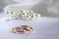 Wedding rings Royalty Free Stock Photo